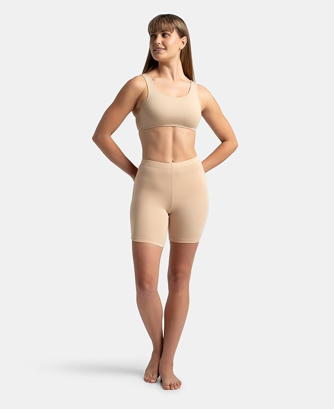 Jockey 1582 Women’s Cotton Stretch Slip-On Crop Top – Stay Fresh Comfort